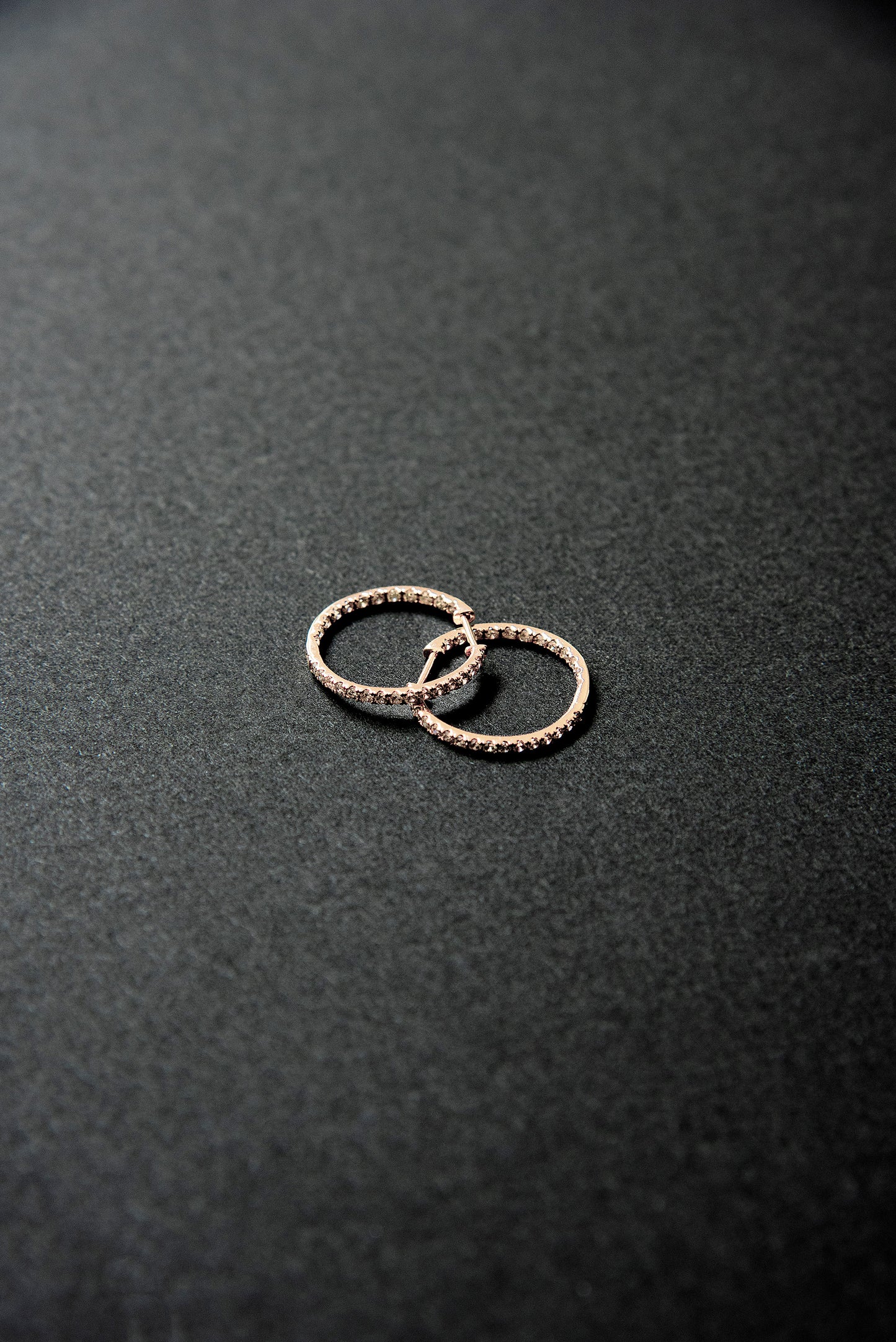 Eternity dia foop earrings