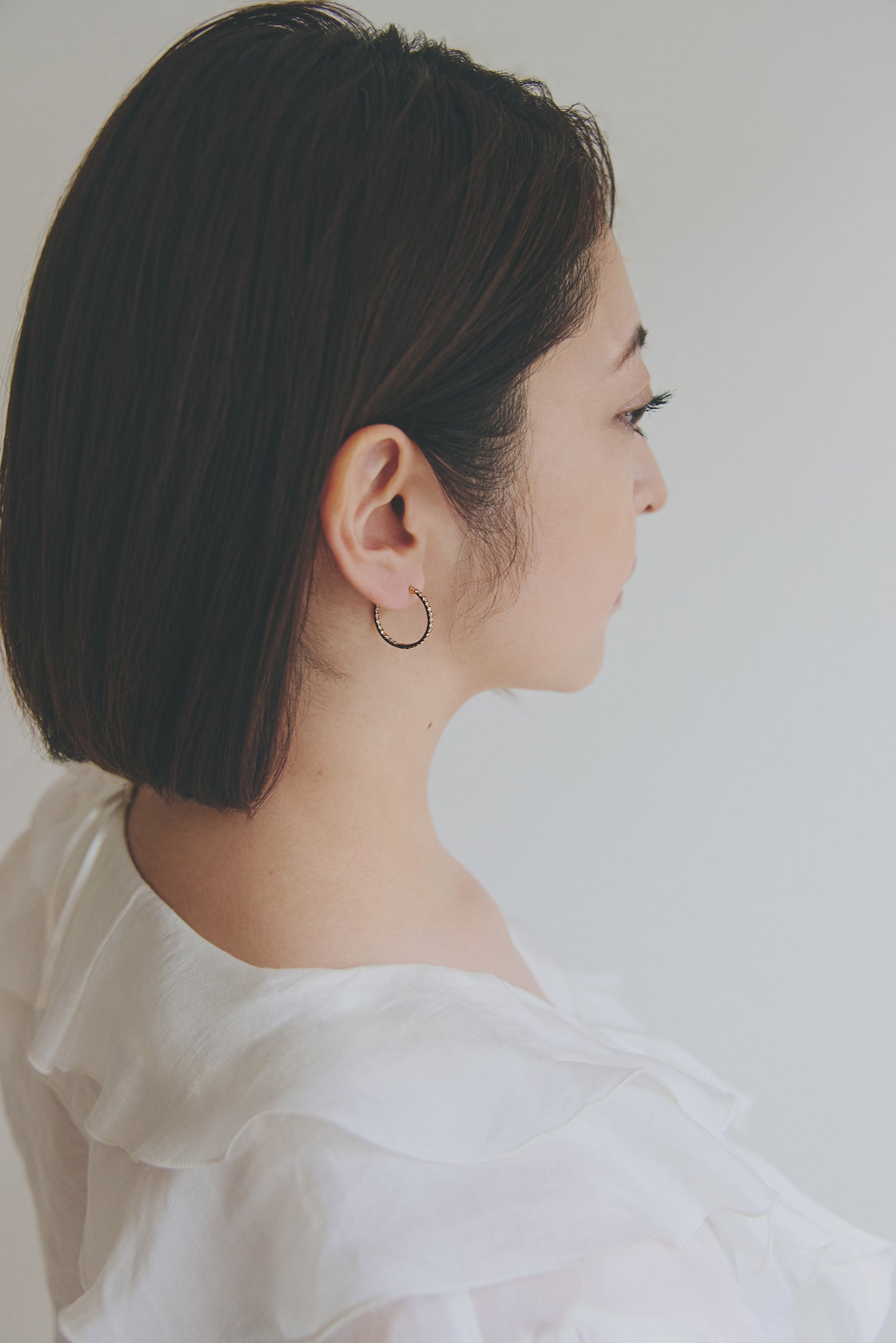 Eternity dia foop earrings