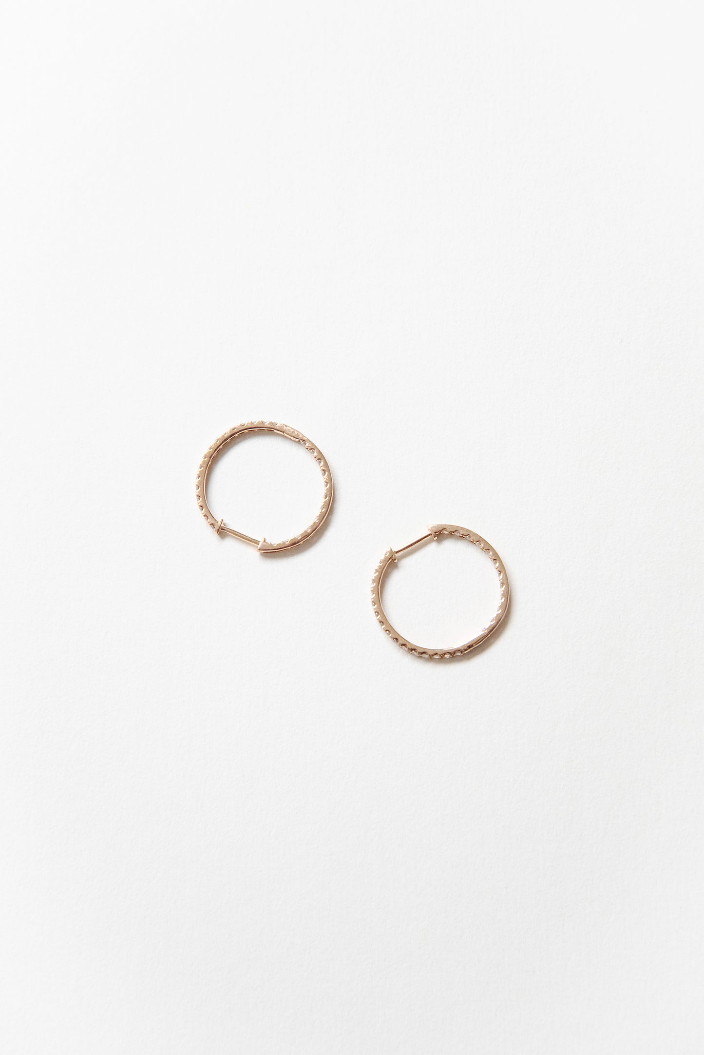 Eternity dia foop earrings