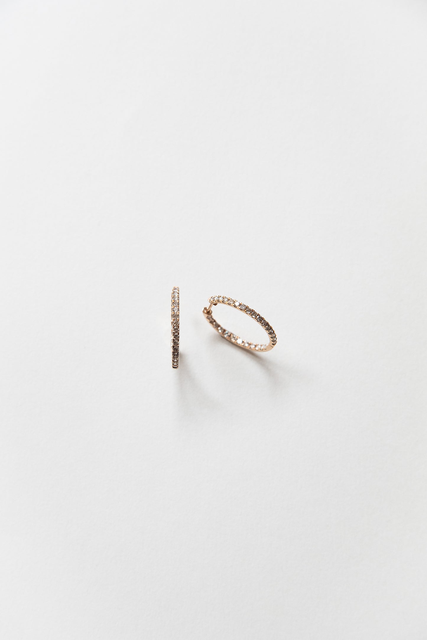Eternity dia foop earrings