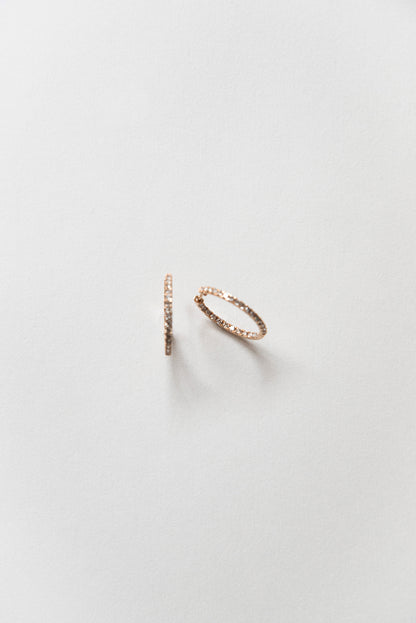 Eternity dia foop earrings